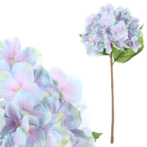 Hortenzie, barva modrá. Květina umělá.