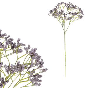 Gypsophila - umělá řezaná, barva světle fialová