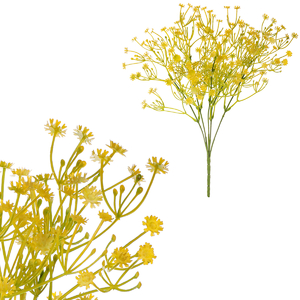 Gypsophila - umělá kytice, barva žlutá