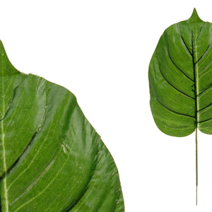 List umělý - monstera, barva zelená, cena za 1 ks (svazek 12 ks)
