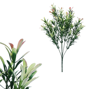Buxus - umělý trs, barva zelená, svazek 6 ks, cena za 1 ks