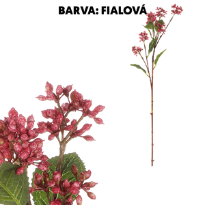 Krásnoplodka - umělá řezaná květina, fialová