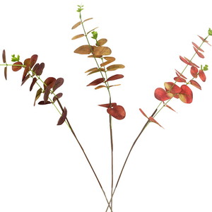 Eukalyptus, mix 3 podzimních barev. Květina umělá.