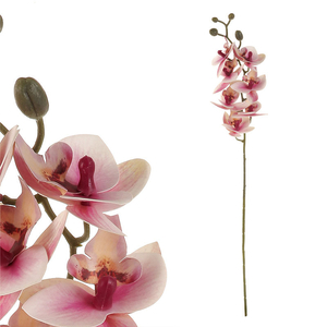 Orchidej - umělá řezaná, světle růžová