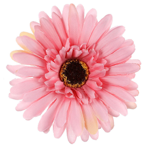 Gerbera - umělý květ, růžový, cena za balení (12 ks)