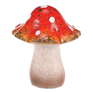 Houba - keramická dekorace, muchomůrka červená