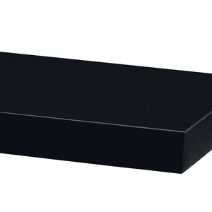 Polička, mdf, černá, P-001 BK