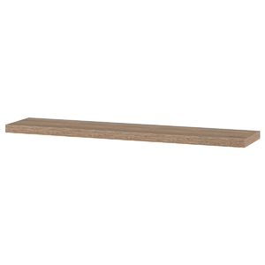 Polička nástěnná 120 cm, MDF, 3D dekor dub sonoma, baleno v ochranné fólii