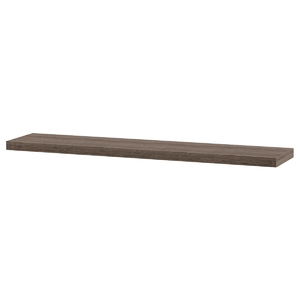 Polička nástěnná 120 cm, MDF, 3D dekor dub sonoma dark, baleno v ochranné fólii