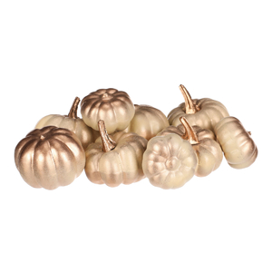 Dýně plastová - barva béžovo-zlatá, cena za balení (9 ks)