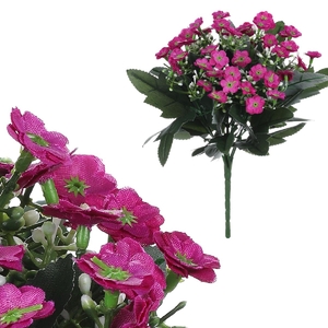Kalanchoe - umělá kytice, barva fialová