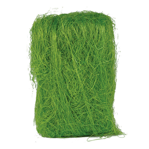 Sisálové vlákno -  balení 500 g, barva zelená
