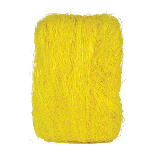 Sisalové vlákno - balení 500 g, barva žlutá