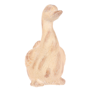 Kachna - figurka z magnesia, vel. M, imitace dřeva