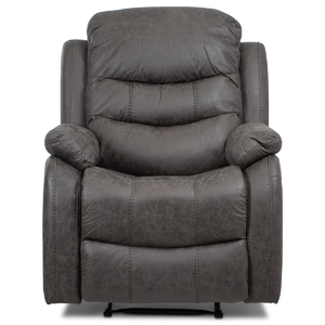 Polohovací křeslo, šedá, látka, TV-4086 GREY