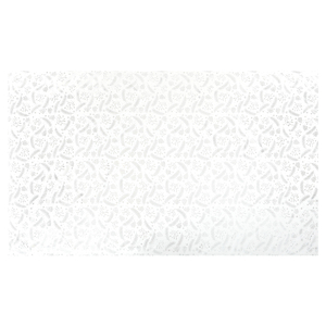 Ubrus - stříbrný vánoční vzor, 100% polyester, 130 x 220 cm