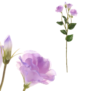 Eustoma - umělá řezaná květina, fialová