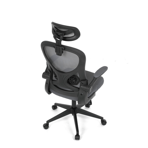 Kancelářská židle, houpací mechanismus, šedá, KA-K2021 GREY