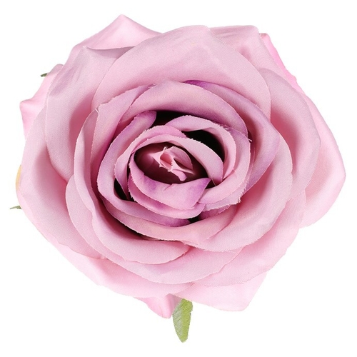 Růže - umělý květ, světle fialový, cena za balení (12 ks)