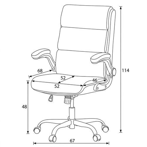 Kancelářské křeslo, houpací mechanismus, šedá látka, KA-K3104 GREY