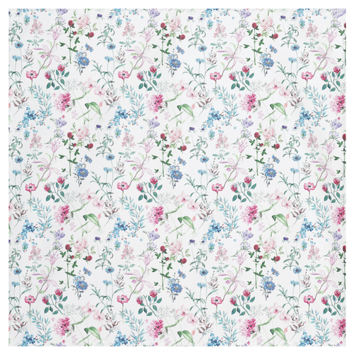 Ubrus - mix kvítí, 100% polyester, 80 x 80 cm