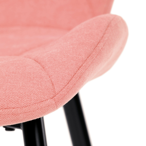 Jídelní židle, růžová, látka, CT-285 PINK2