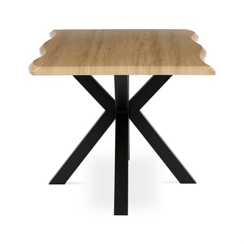Jídelní stůl 180x90cm, mdf, divoký dub, HT-F4618 OAK