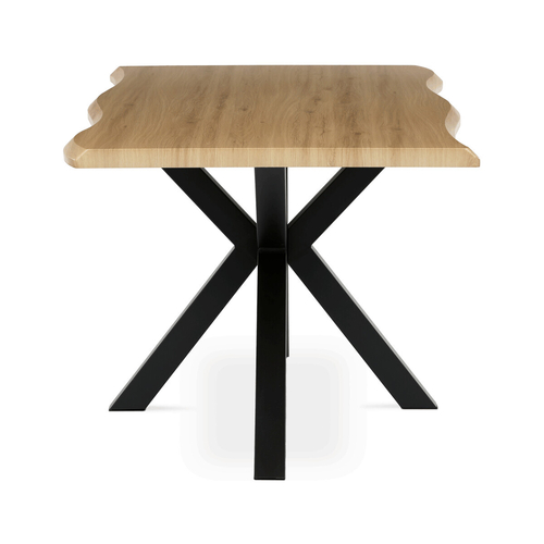 Jídelní stůl 180x90cm, mdf, divoký dub, HT-F4618 OAK