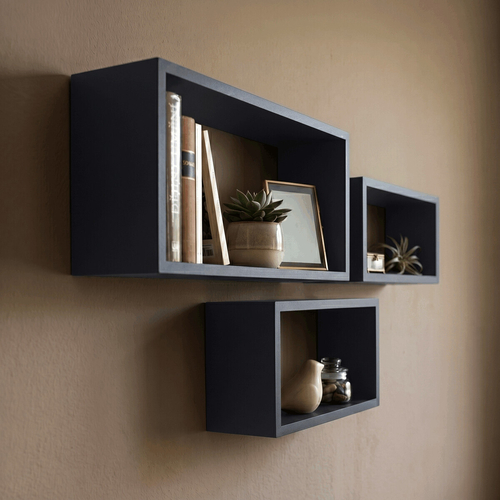 Polička, mdf, šedá, P-009 GREY2