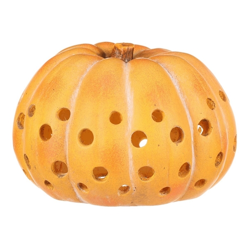 Dýně kulatá s otvory - magnesium, velká, žlutá