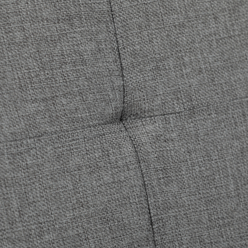 Taburet s úložným prostorem, šedá, jemně hrubá látka, TAB-462 GREY2