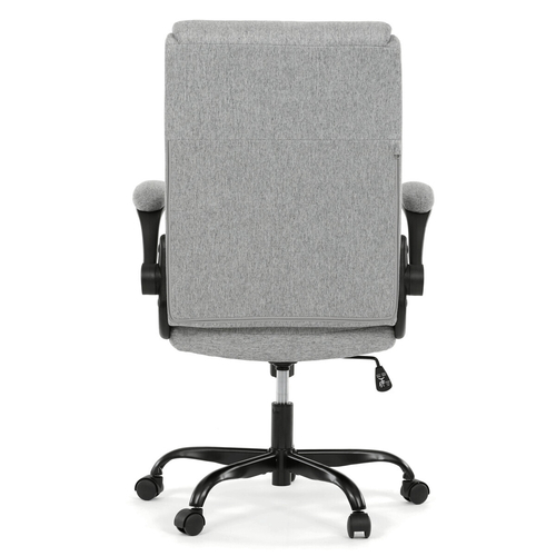 Kancelářské křeslo, houpací mechanismus, šedá látka, KA-K3104 GREY