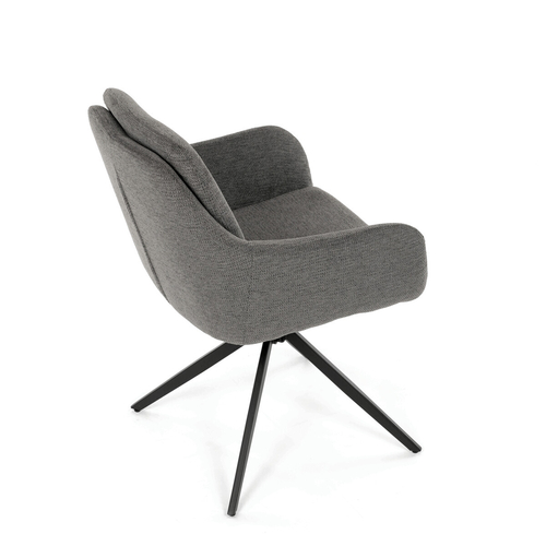 Jídelní židle, šedá, látka, DCH-P3174 GREY2