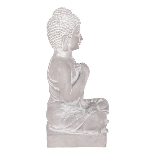 Buddha - betonová dekorace, barva šedá