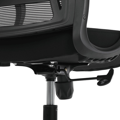 Kancelářská židle, houpací mechanismus, černá síťovina, KA-S3015 BK