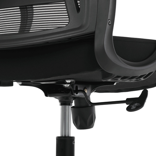 Kancelářská židle, houpací mechanismus, černá síťovina, KA-S3015 BK
