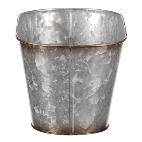 Kovový truhlík, design s ptáčky.