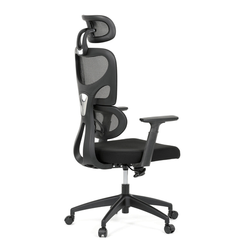 Kancelářská židle, houpací mechanismus, černá, KA-K2080 BK