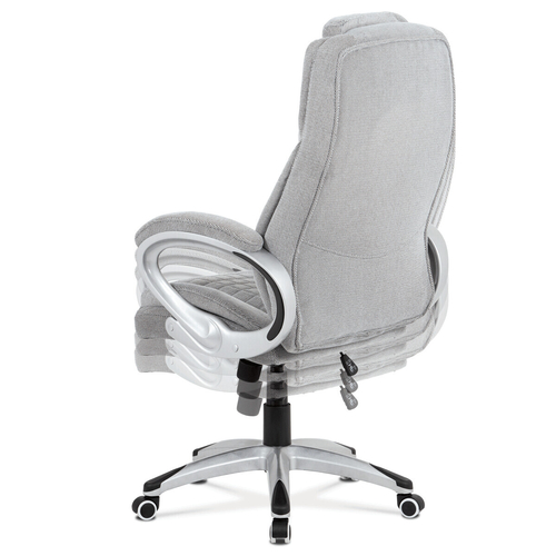 Kancelářské křeslo, houpací mechanismus, šedá, KA-G196 SIL2