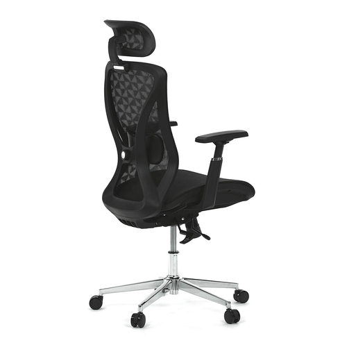 Kancelářská židle, synchronní mechanismus, černá síťovina, KA-S258 BK