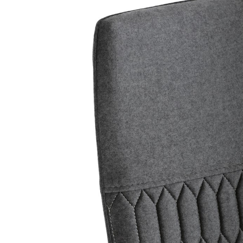 Jídelní židle, šedá, sametová látka, DCL-X7018 GREY2
