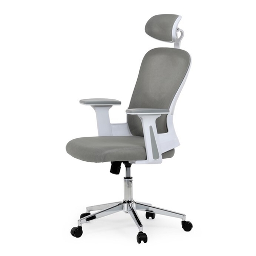 Kancelářská židle, houpací mechanismus, šedá, KA-K2031 GREY