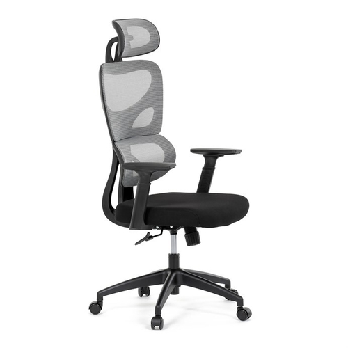 Kancelářská židle, houpací mechanismus, šedá, KA-K2080 GREY