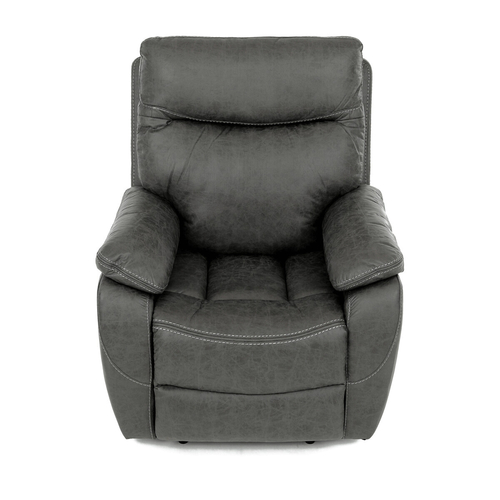 Polohovací křeslo, šedá, látka vintage, TV-4092 GREY3