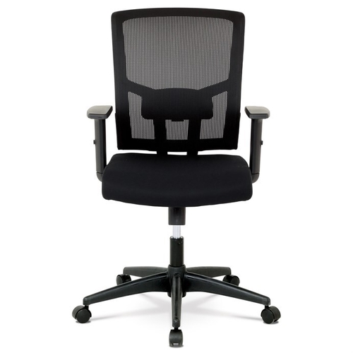 Kancelářská židle, houpací mechanismus, černá síťovina, KA-B1012 BK