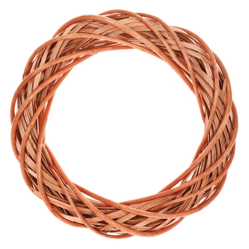 Věnec proutěný - pr. 30 cm, medová barva