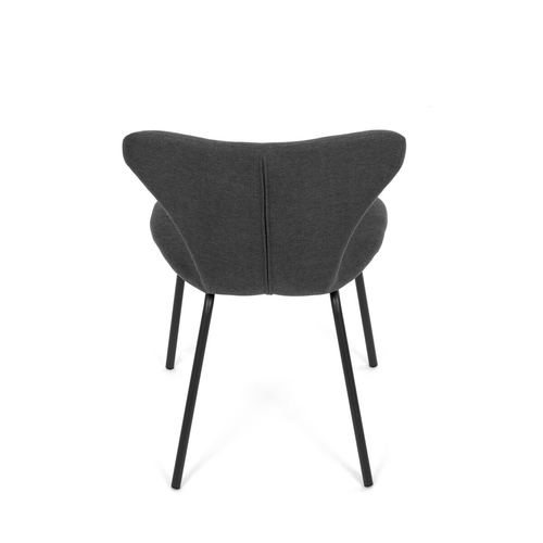 Jídelní židle, šedá, látka, CT-S8010 GREY2