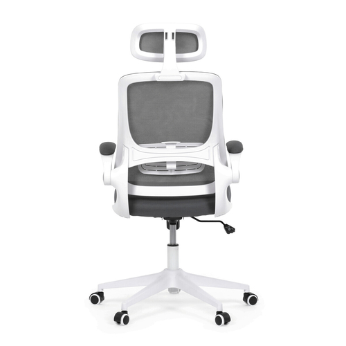 Kancelářská židle, houpací mechanismus, šedá síťovina, KA-Q843 GREY