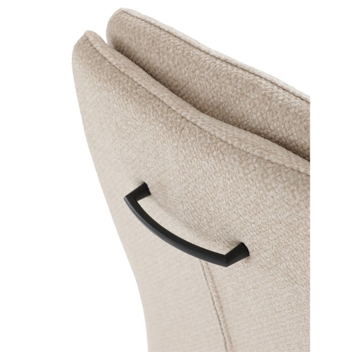 Jídelní židle, béžová, látka, DCL-P3107 CRM2