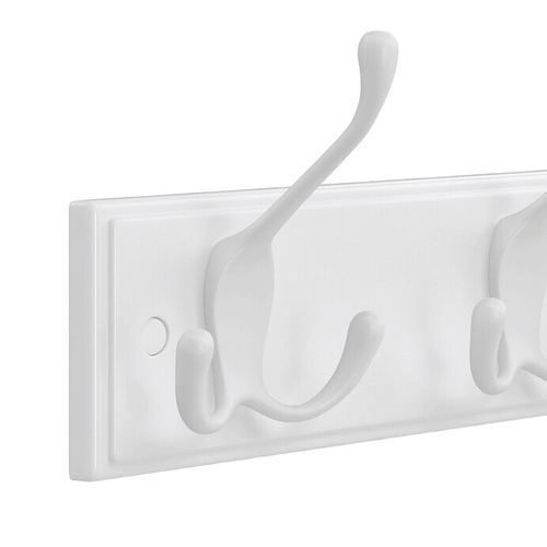 Věšák, dřevo, bílá, ABP-E1030 WT
